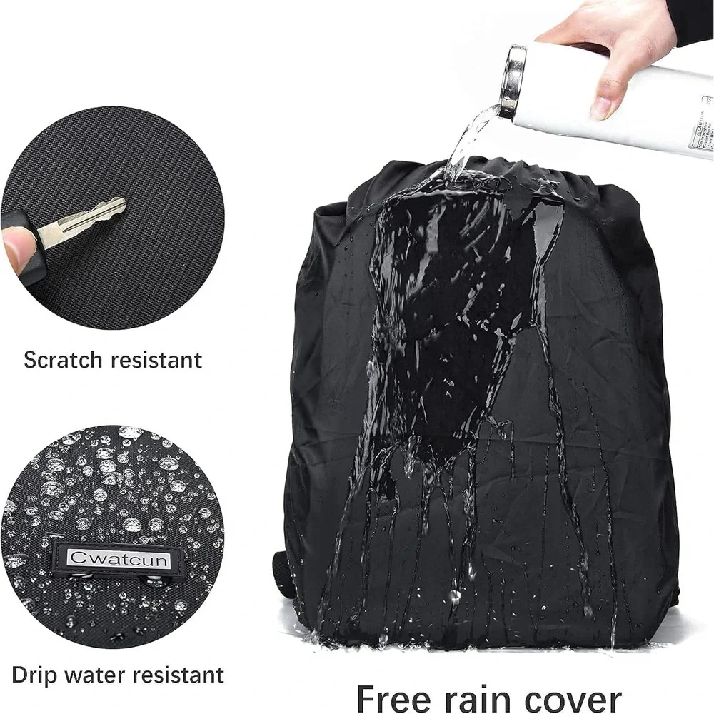 Cwatcun Camera Backpack 5.0 Large DSLR 900D‎ Waterproof 15.6